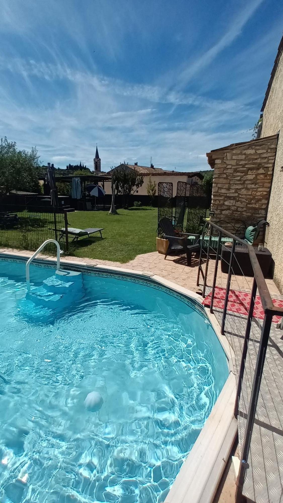 Chambres D'Hotes & Jacuzzi - A L'Ombre Des Amandiers Saint-Martin-dʼArdèche Eksteriør billede